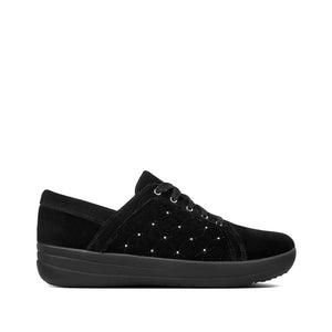 Fit Flop F-Sporty II Quilted Stars Black נעלי פיט פלופ