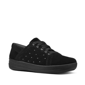 Fit Flop F-Sporty II Quilted Stars Black נעלי פיט פלופ