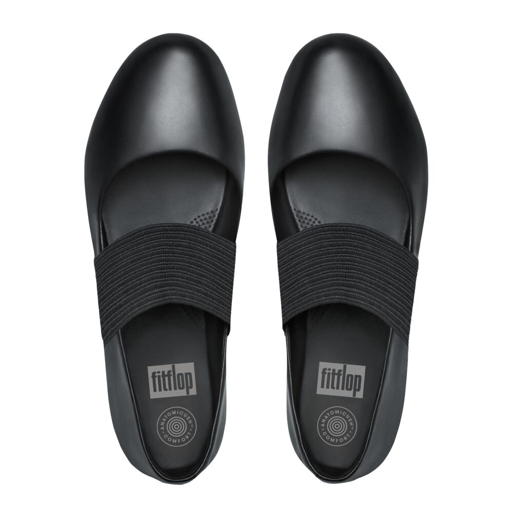 Fit Flop F-Sporty Mary Jane Black נעלי פיט פלופ