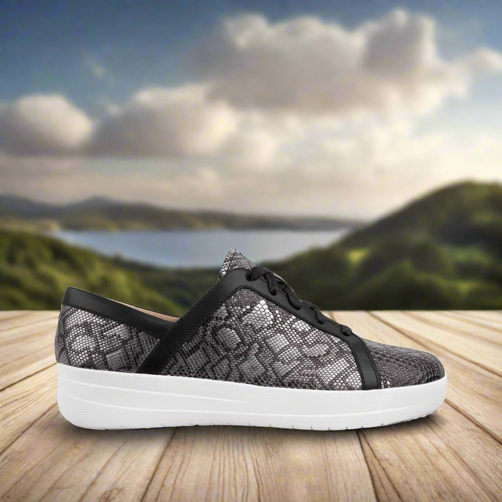 Fit Flop F-Sporty II Python Print Black נעלי פיט פלופ