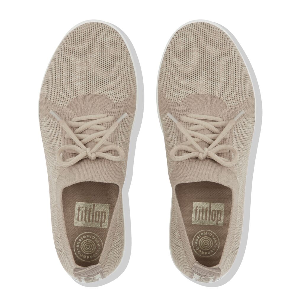 Fit Flop F-Sporty Uberknit Dark Taupe Mix  נעלי פיט פלופ פ-ספורטי אוברניט טיופ