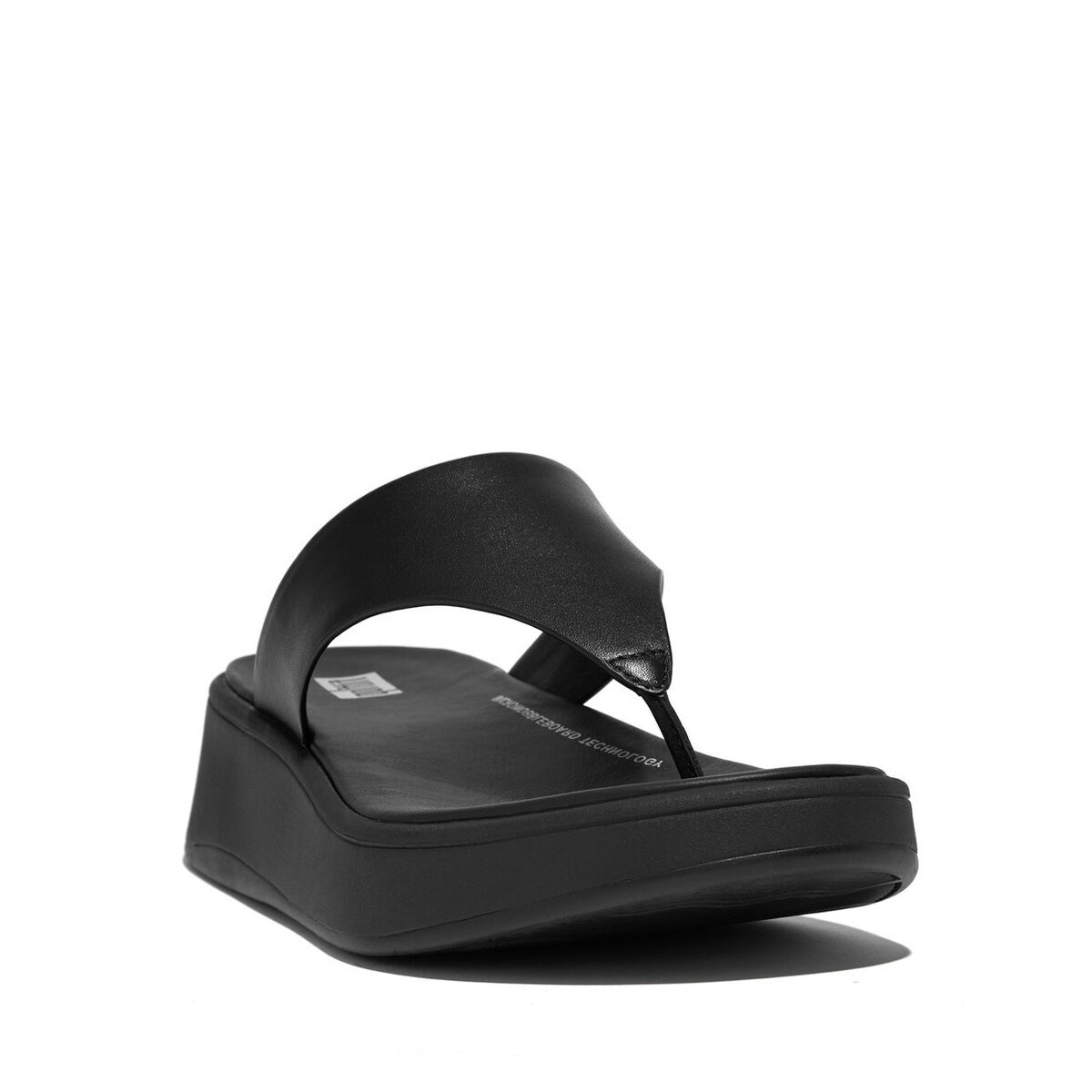 Fit Flop F-Mode Flatform Toe-Post Black כפכפי פיט פלופ