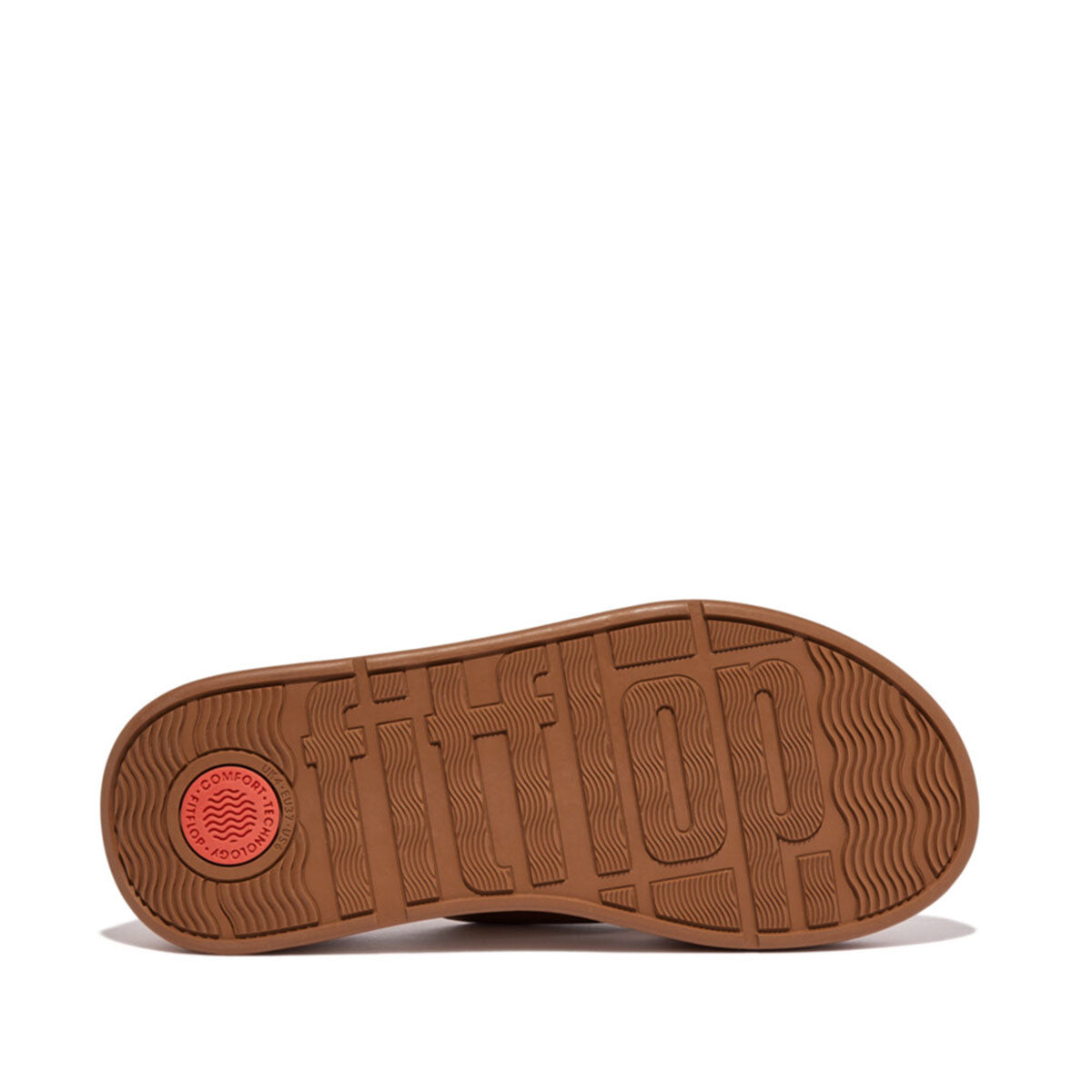 Fit Flop F-Mode Flatform Cross Slides Light Tan פ-מוד פלאט פורם קרוס סלייד טאן