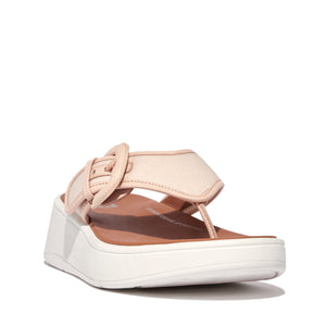 Fit Flop F-Mode Buckle Flatform Toe-Post Rose Foam כפכפי פיט פלופ