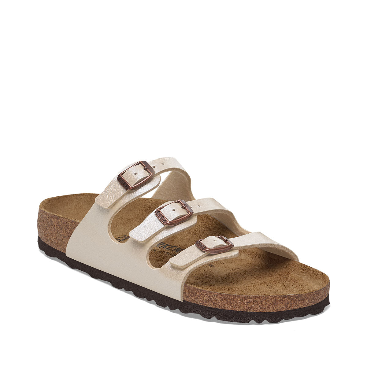 Birkenstock Florida BS Graceful Pearl White כפכפי בירקנשטוק פלורידה לבן פנינה