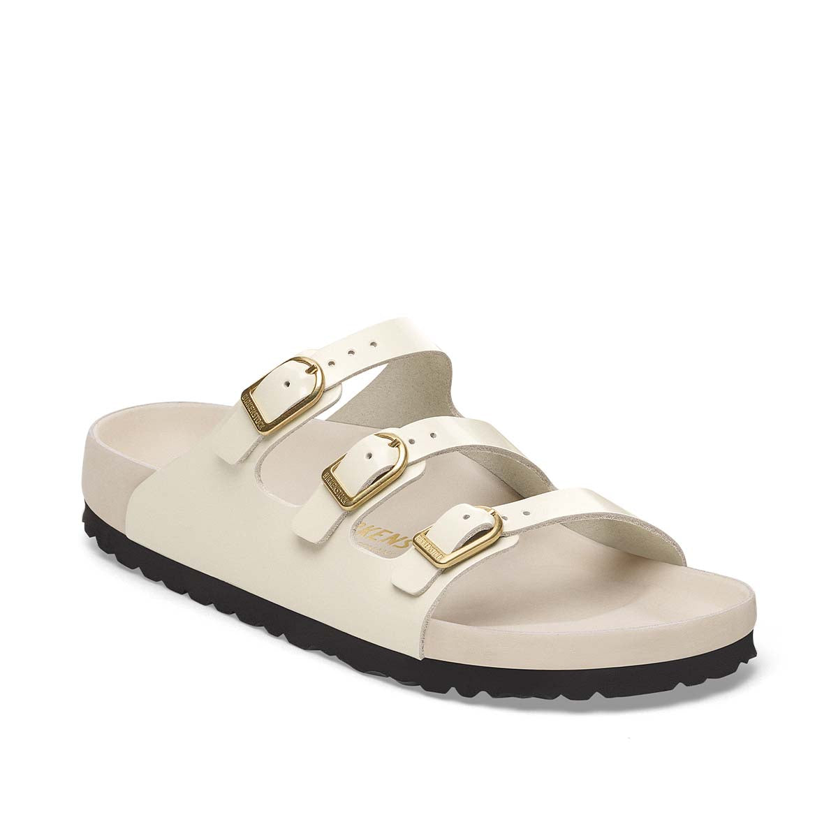 Birkenstock Florida Fresh High-Shine Ecru כפכפי בירקנשטוק פלורידה לנשים