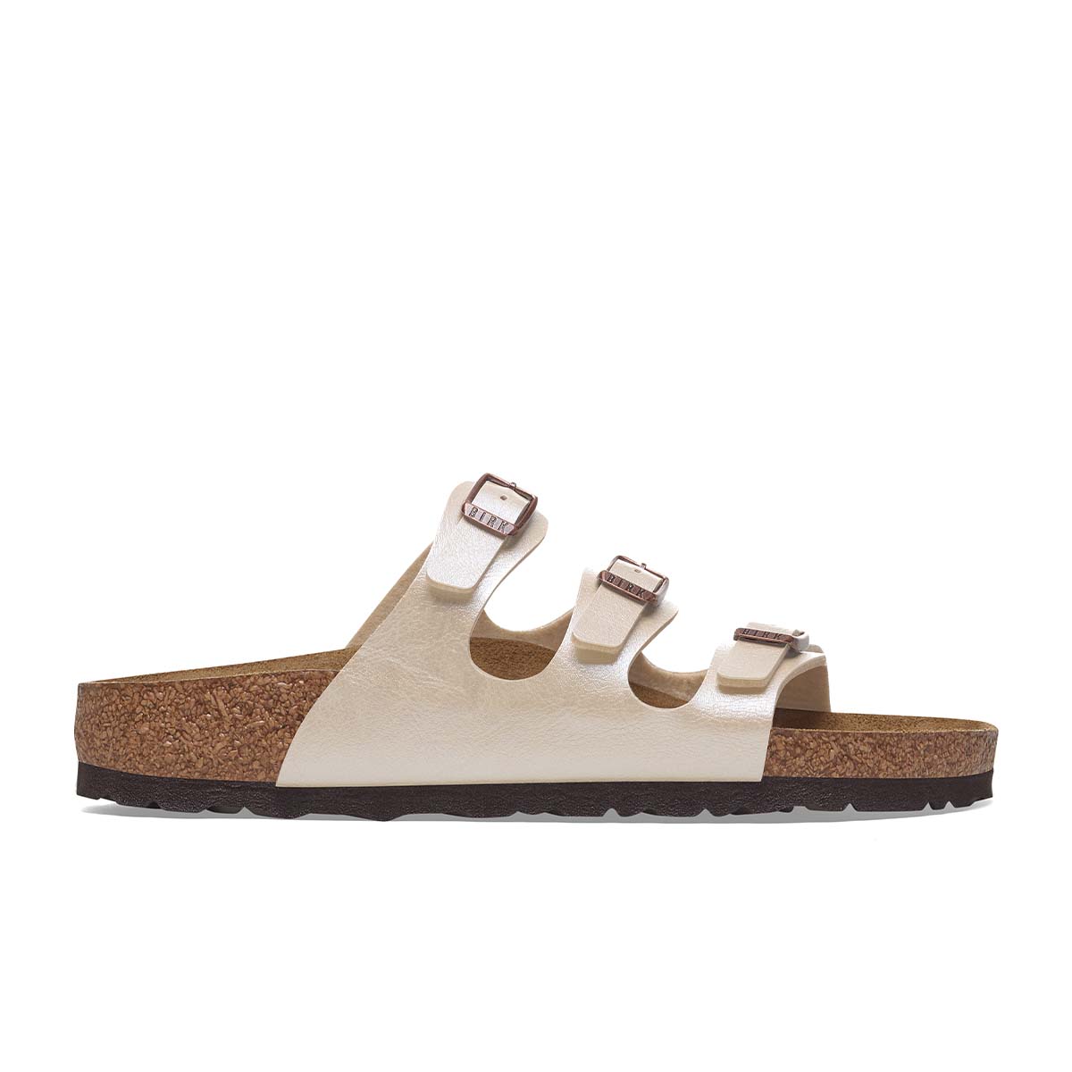 Birkenstock Florida BS Graceful Pearl White כפכפי בירקנשטוק פלורידה לבן פנינה