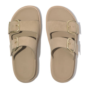 Fit Flop Gen FF 2 Bar Buckle Slide Cappuccino כפכפי פיטפלופ לנשים