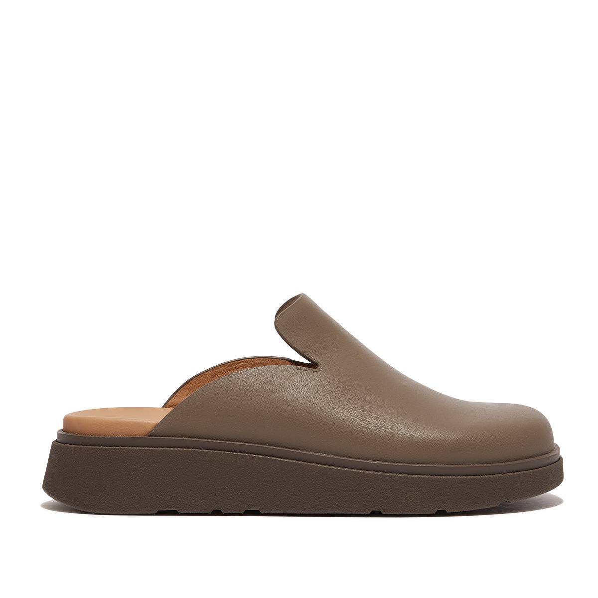 Fit-Flop Gen-FF Mules MInky Grey פיט פלופ אפור נשים