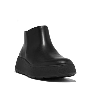 Fit-Flop F-Mode Flatform Zip Ankle Boots Black פ-מוד פלאט פורם שחור נשים