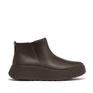 Fit-Flop Flatform Zip Ankle Boots Chocolate Brown פ-מוד פלאט פורם חום נשים