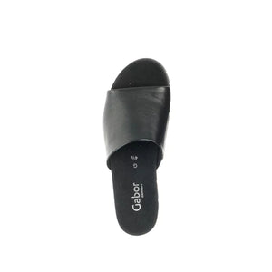 Gabor Slipper black כפכפי גאבור לנשים