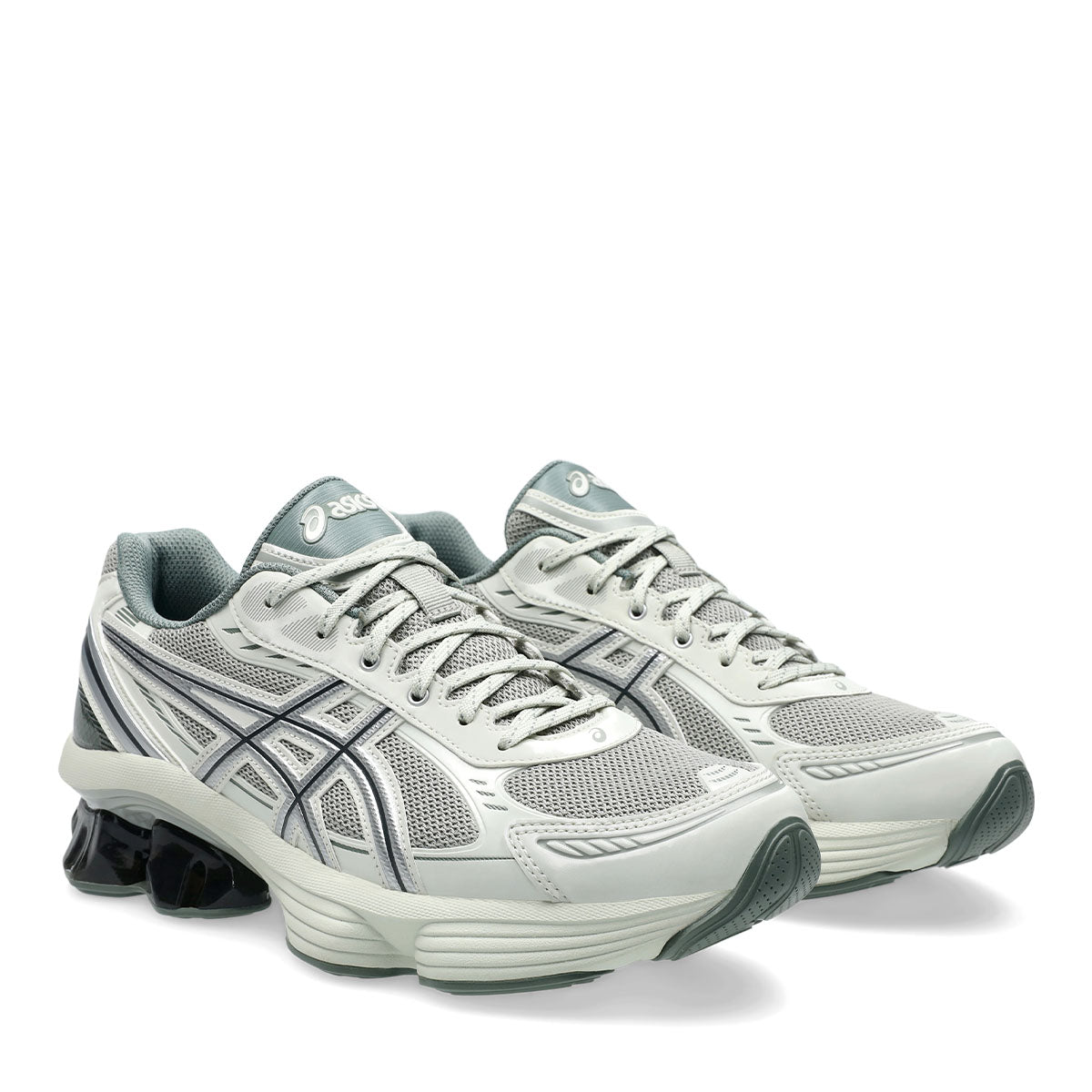 Asics Gel Kinetic Fluent Unisex Seal Grey Pure Silver סניקרס ג`ל קינטיק פלואנט יוניסקס