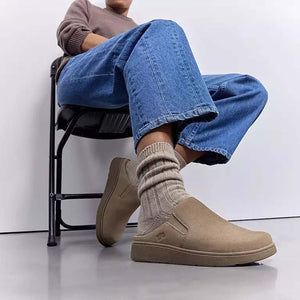 Fit Flop Gen-FF Elasticated Suede Mules Taupe כפכפי פיטפלופ לנשים טיופ