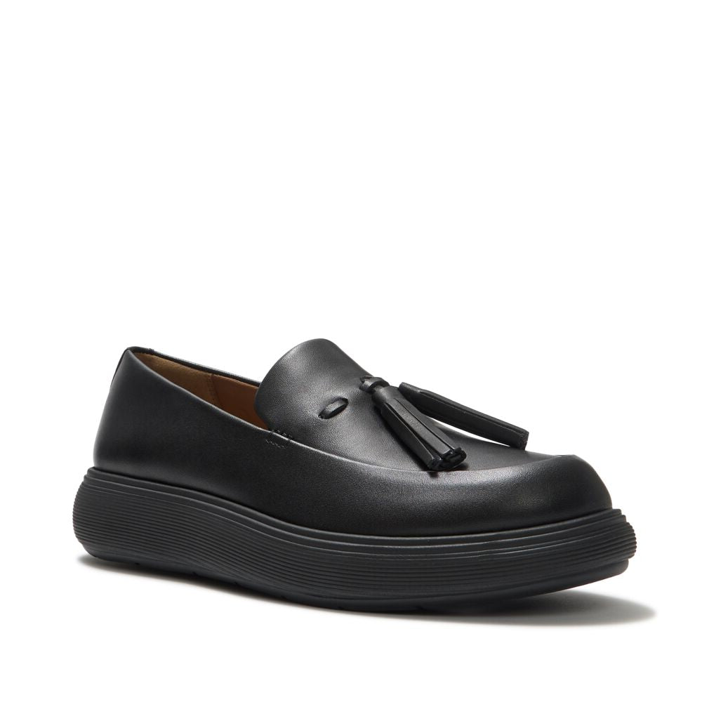 Fit Flop IQ-Comff Loafer All Black נעלי מוקסין פיטפלופ לנשים