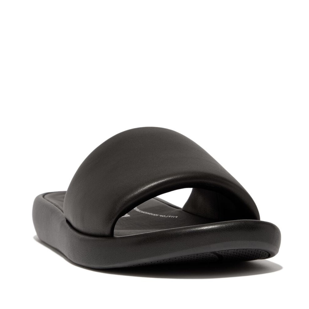 Fit Flop Iqushion D-Luxe Padded Slides Black כפכפי פיט פלופ