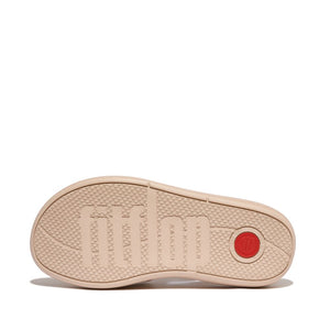 Fit Flop Iqushion D-Luxe Padded Slides Stone Beige כפכפי פיט פלופ