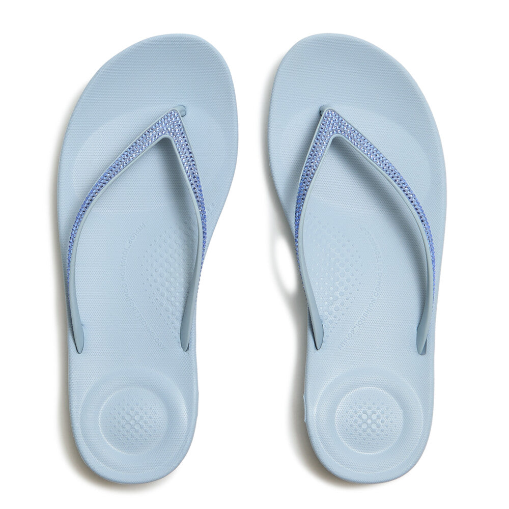 Fit Flop Sparkle Classic Iqushion Cloudy Blue כפכפי פיטפלופ לנשים תכלת