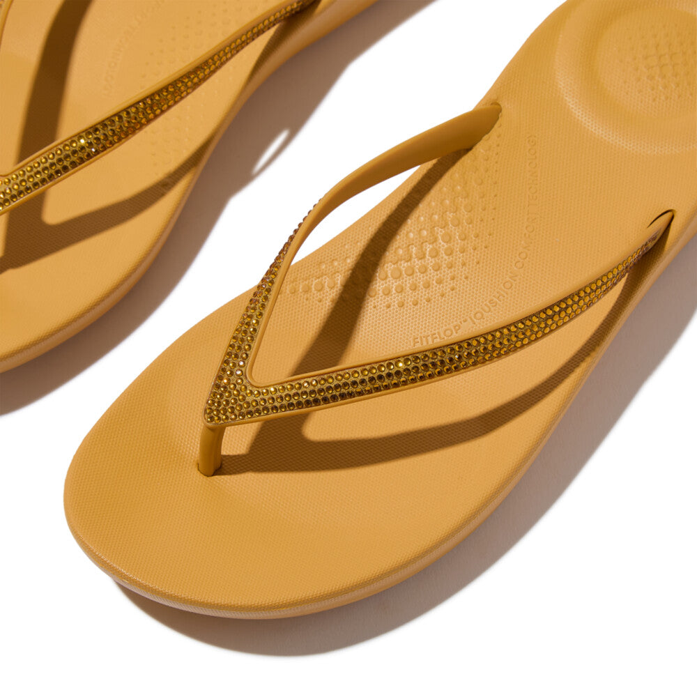 Fit Flop Sparkle Classic Iqushion Turmeric כפכפי פיטפלופ לנשים