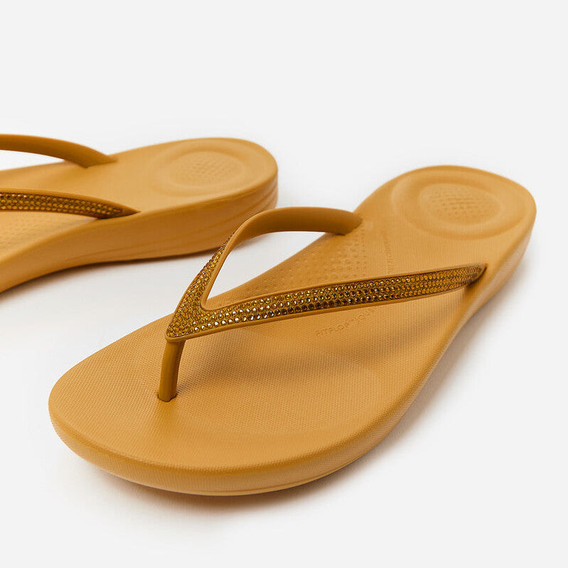 Fit Flop Sparkle Classic Iqushion Turmeric כפכפי פיטפלופ לנשים