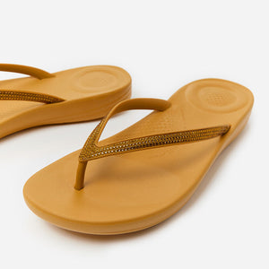 Fit Flop Sparkle Classic Iqushion Turmeric כפכפי פיטפלופ לנשים