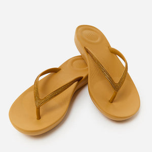 Fit Flop Sparkle Classic Iqushion Turmeric כפכפי פיטפלופ לנשים