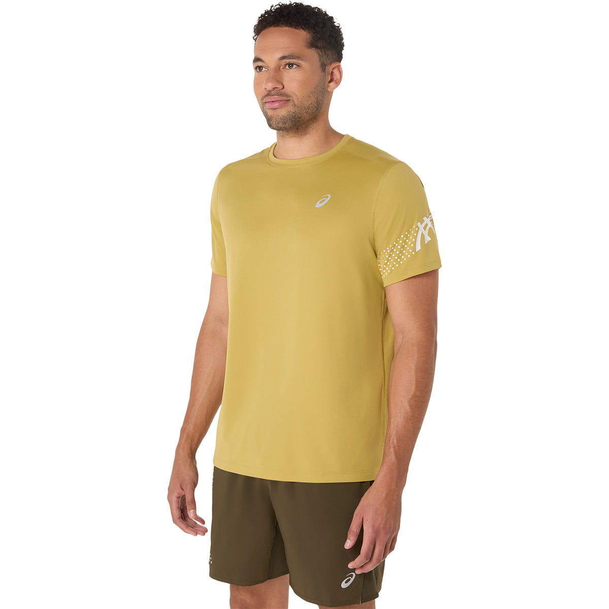 Asics Icon Ss Top Man Lemongrass חולצת ריצה לגברים