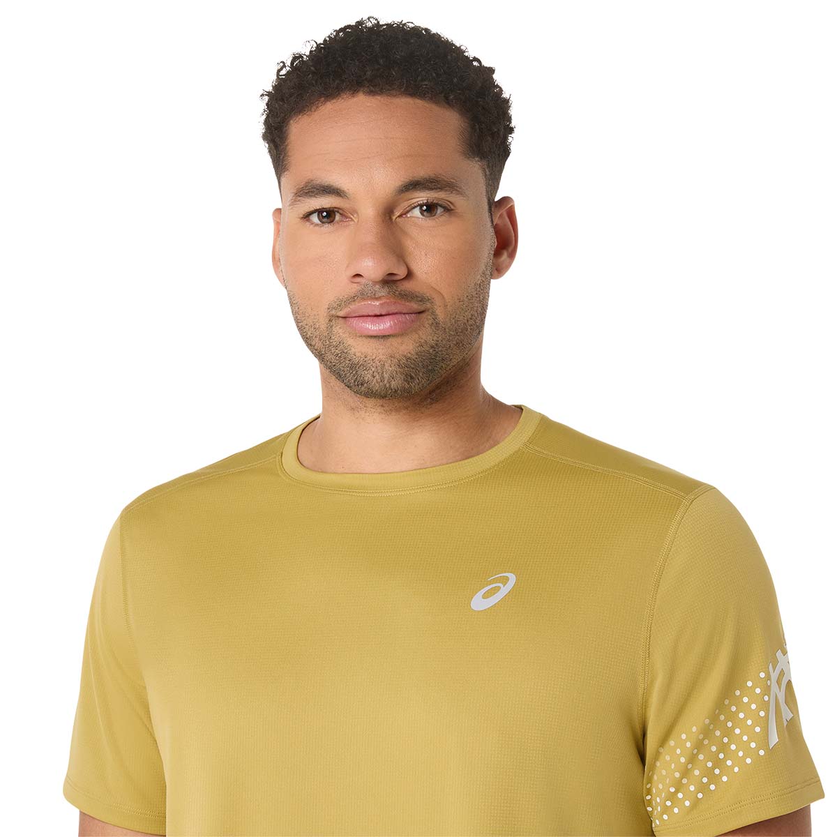 Asics Icon Ss Top Man Lemongrass חולצת ריצה לגברים