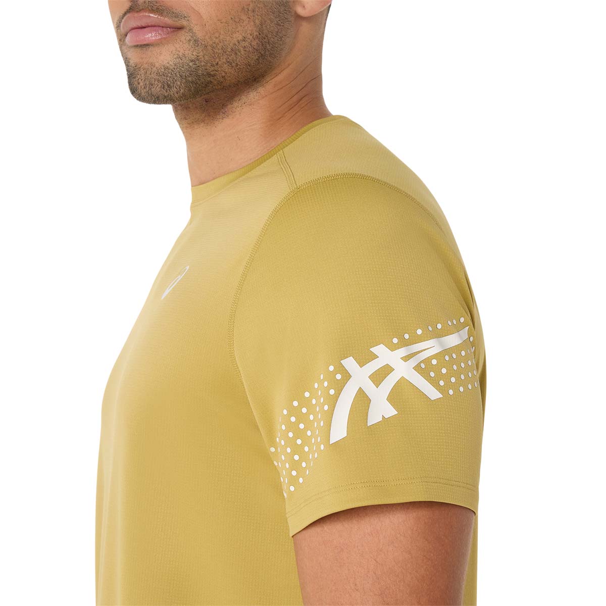 Asics Icon Ss Top Man Lemongrass חולצת ריצה לגברים