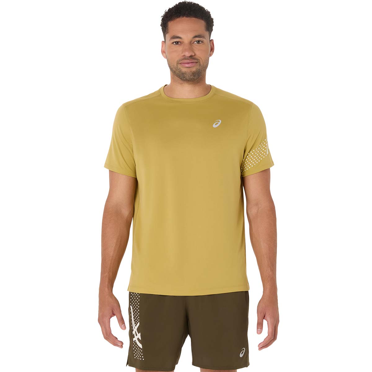 Asics Icon Ss Top Man Lemongrass חולצת ריצה לגברים