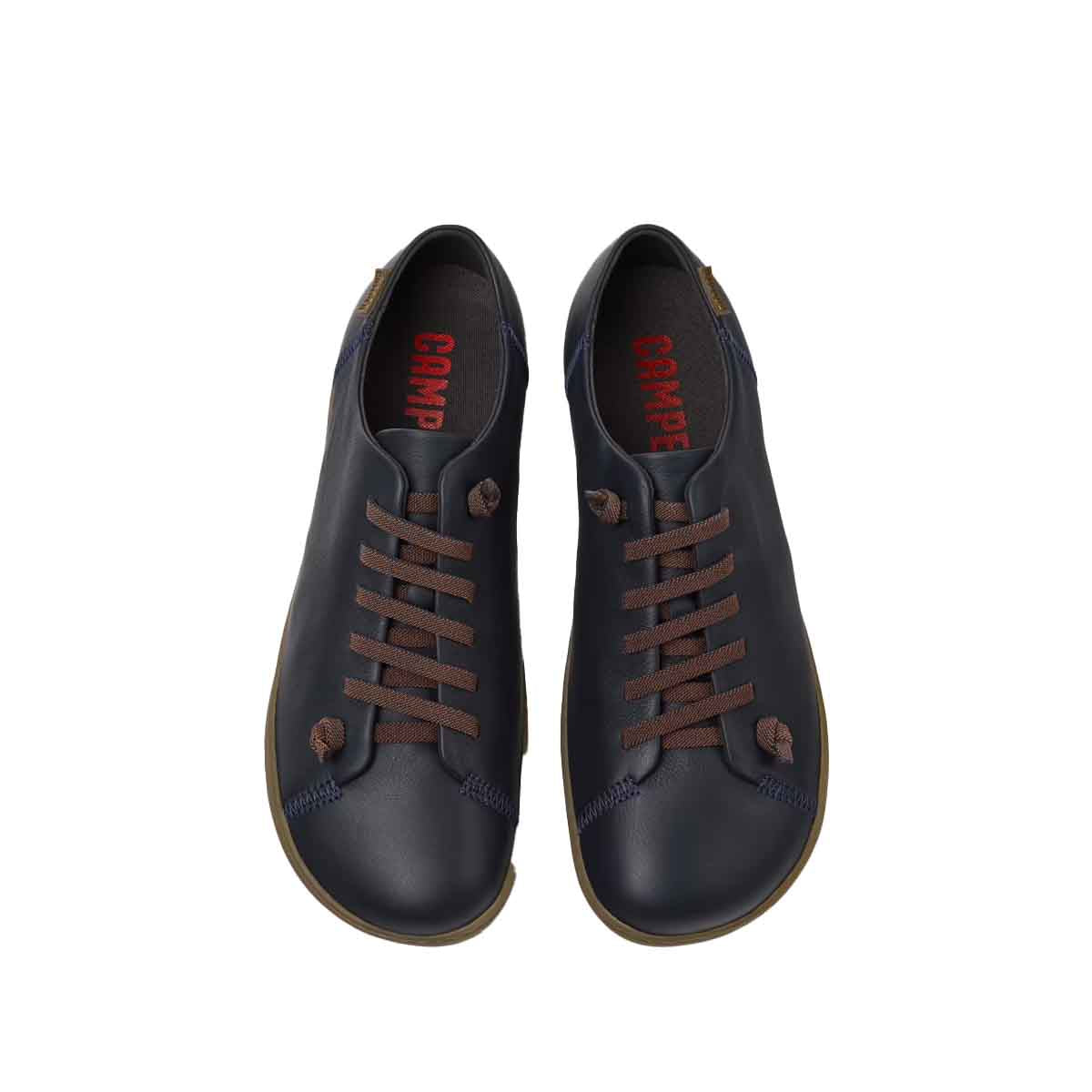 Camper Peu Blue Leather Men's Shoes נעלי קמפר לגברים