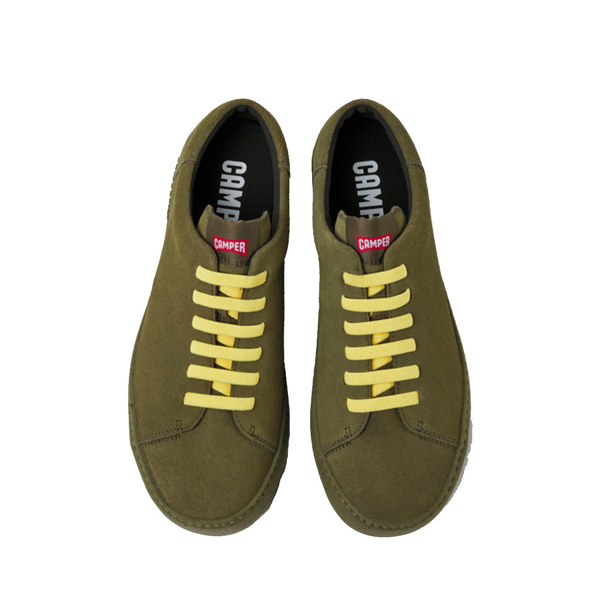 Camper Peu Touring Green nubuck sneakers for meno נעלי קמפר לגברים