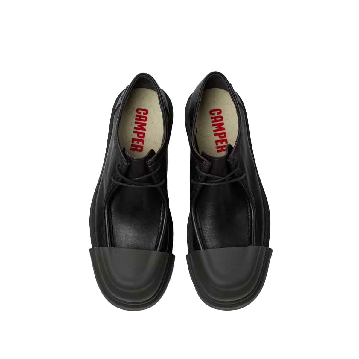 Camper Junction Black Leather Men's Shoe נעלי קמפר לגברים