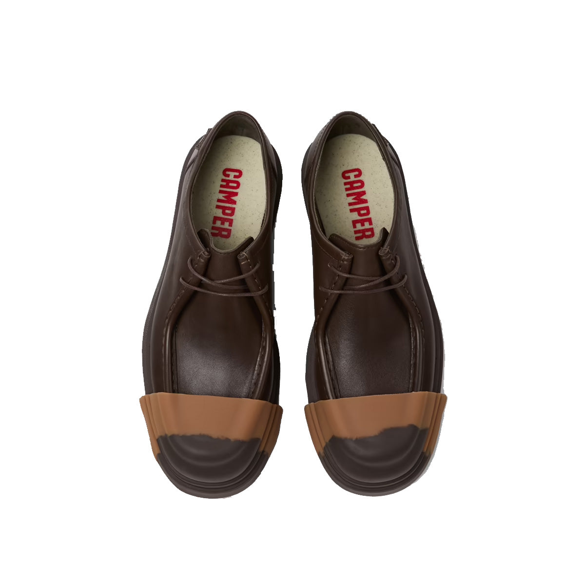 Camper Junction Brown Leather Men's Shoe נעלי קמפר לגברים
