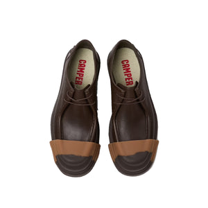 Camper Junction Brown Leather Men's Shoe נעלי קמפר לגברים