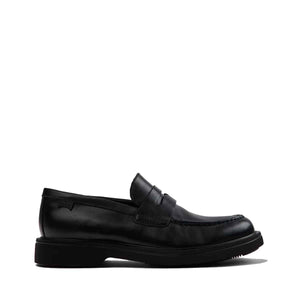 Camper Norman Black Leather Shoes for Men נעלי מוקסין לגברים