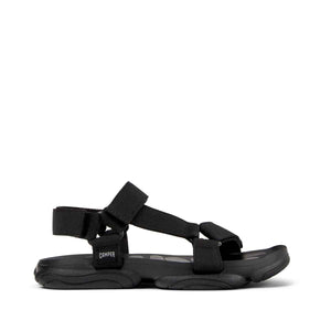 Camper Karst Sandal Black Textile Sandals for Men סנדלי קמפר לגברים