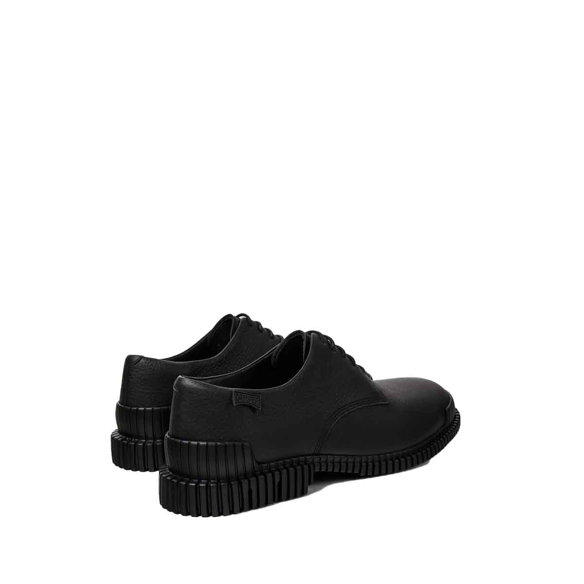 Camper Pix Black Leather Shoes for Men נעלי קמפר לגברים