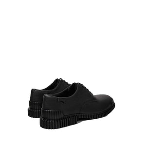 Camper Pix Black Leather Shoes for Men נעלי קמפר לגברים
