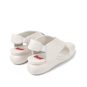 Camper Balloon White leather sandals for women סנדלי קמפר לנשים