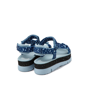 Camper Oruga Up Multicolored textile sandals for women סנדלי קמפר לנשים