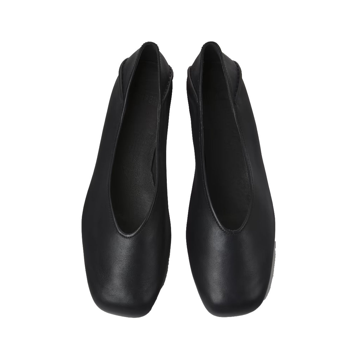 Camper Casi Myra Black Leather Women's Moccasins נעלי קמפר לנשים