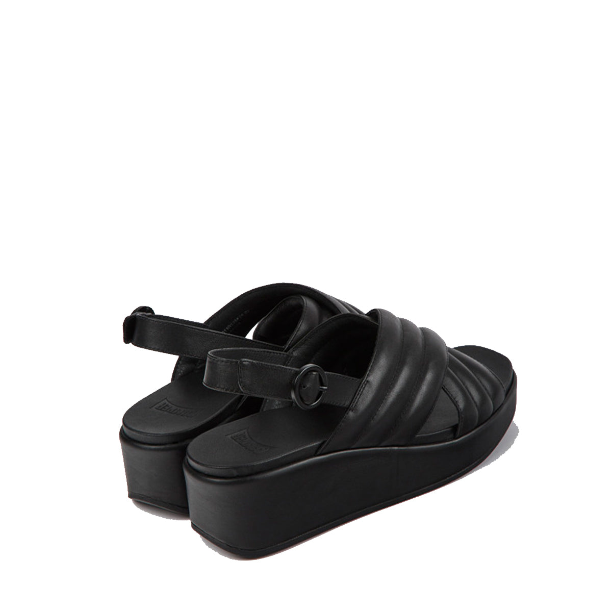 Camper Misia Black leather sandals for women סנדלי קמפר לנשים