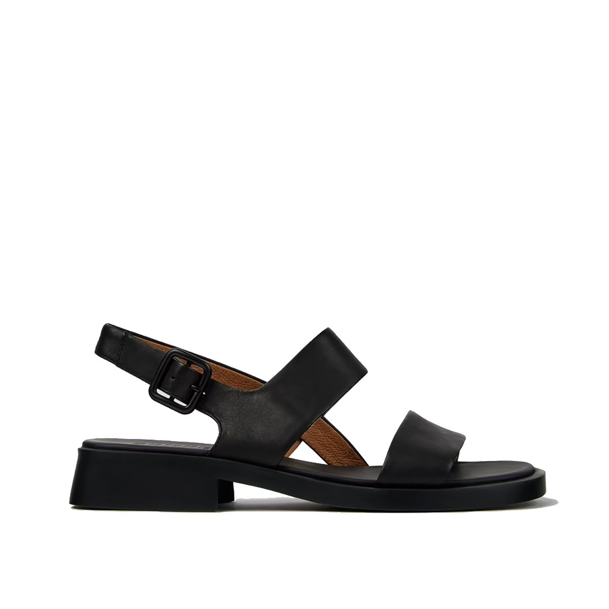 Camper Dana Black Leather Sandals for Women סנדלי קמפר לנשים