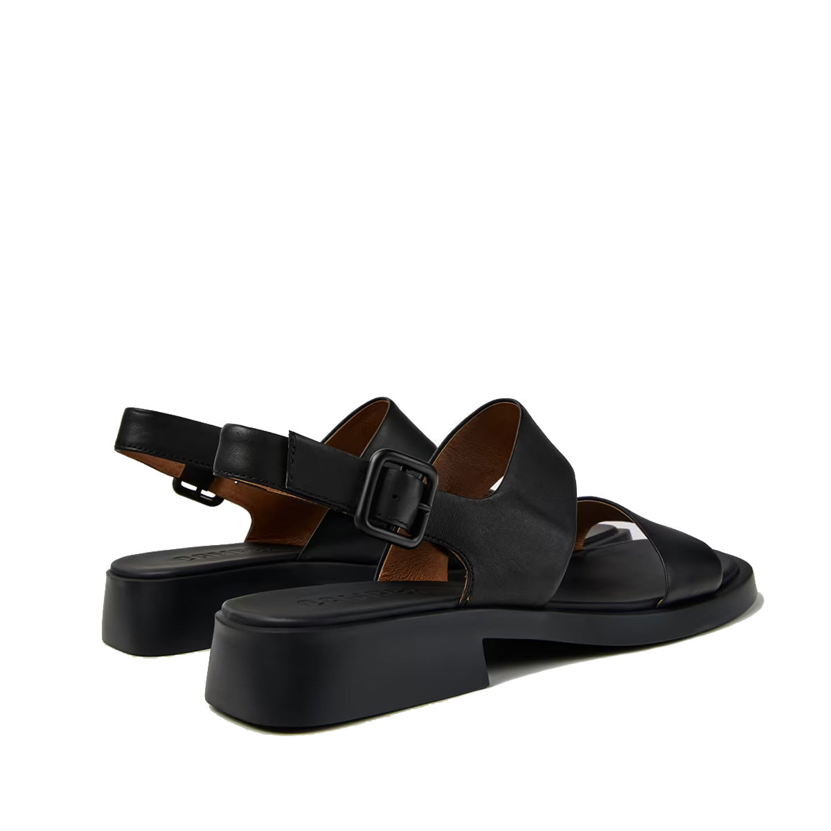 Camper Dana Black Leather Sandals for Women סנדלי קמפר לנשים