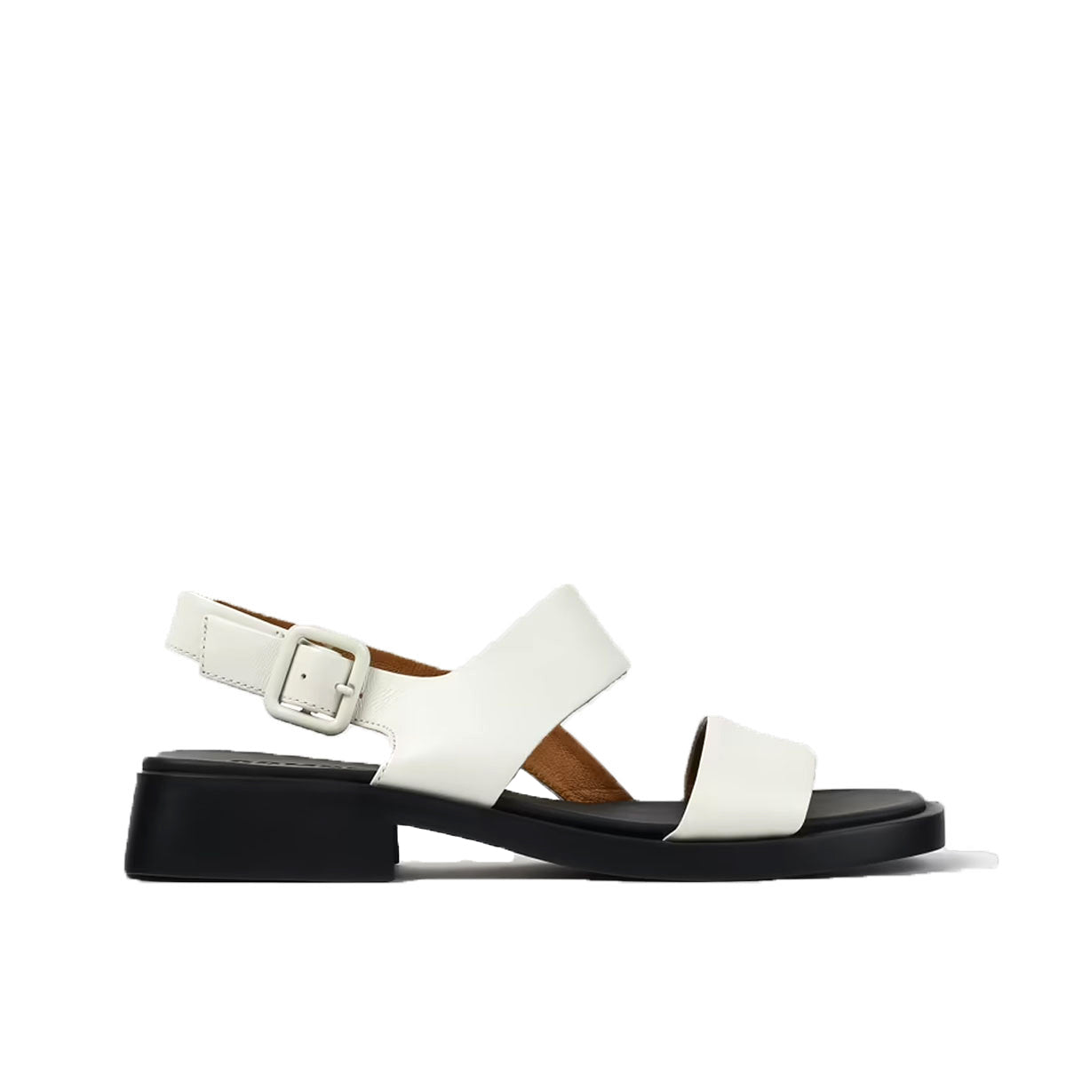 Camper Dana White Leather Sandals for Women סנדלי קמפר לנשים