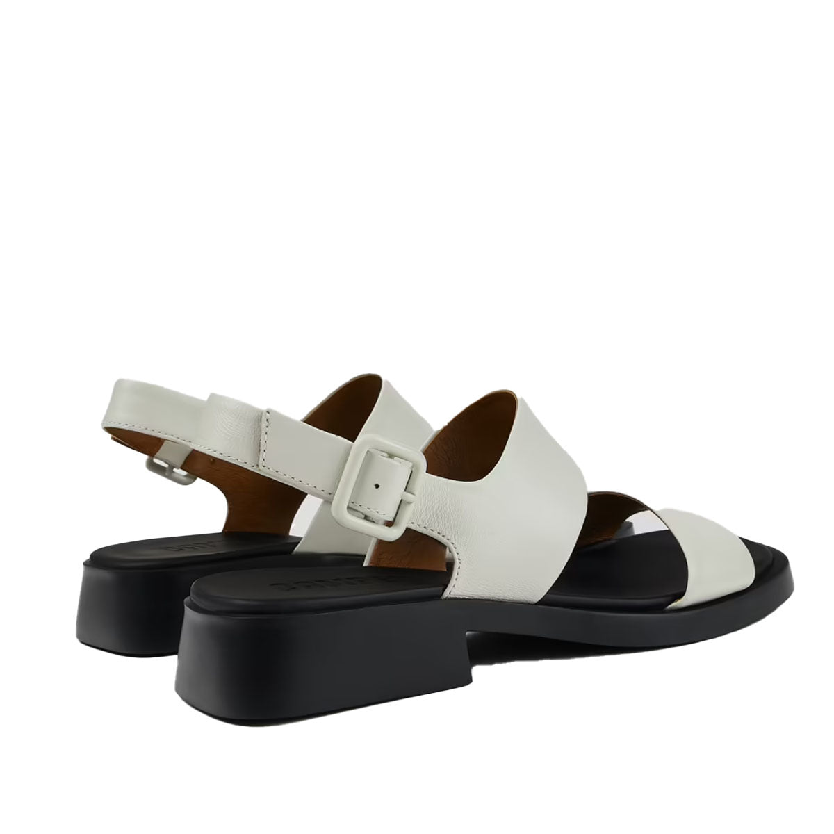 Camper Dana White Leather Sandals for Women סנדלי קמפר לנשים