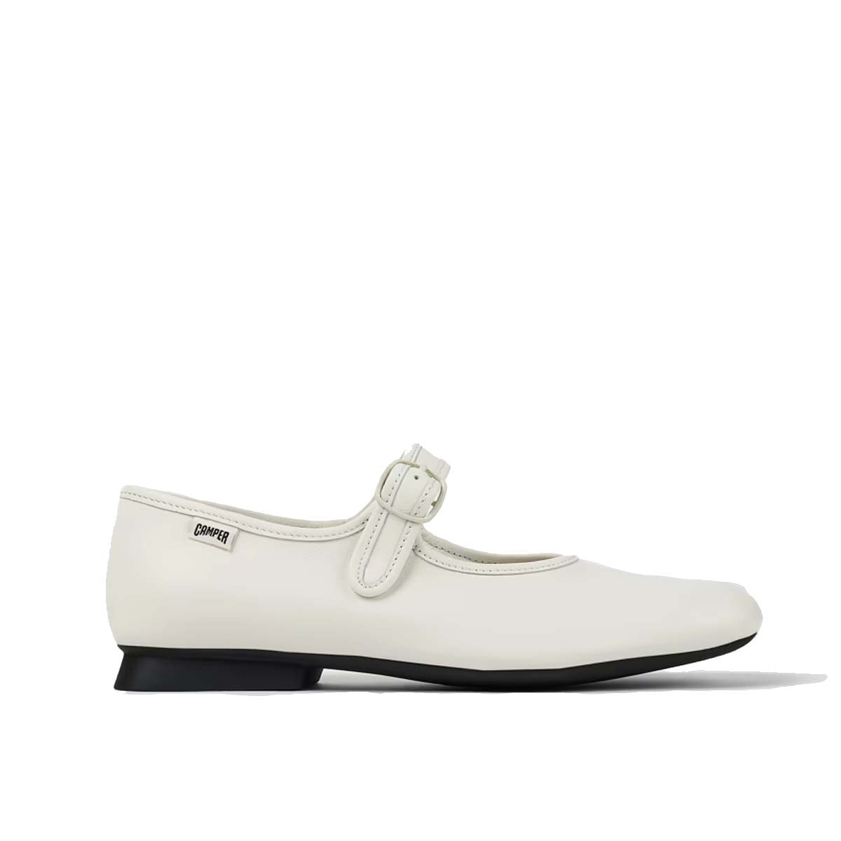 Camper Casi Myra White Leather Women's Shoe נעלי בובה לנשים