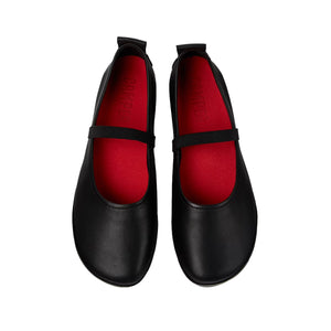 Camper Right Black Leather Women's Shoe נעלי קמפר לנשים