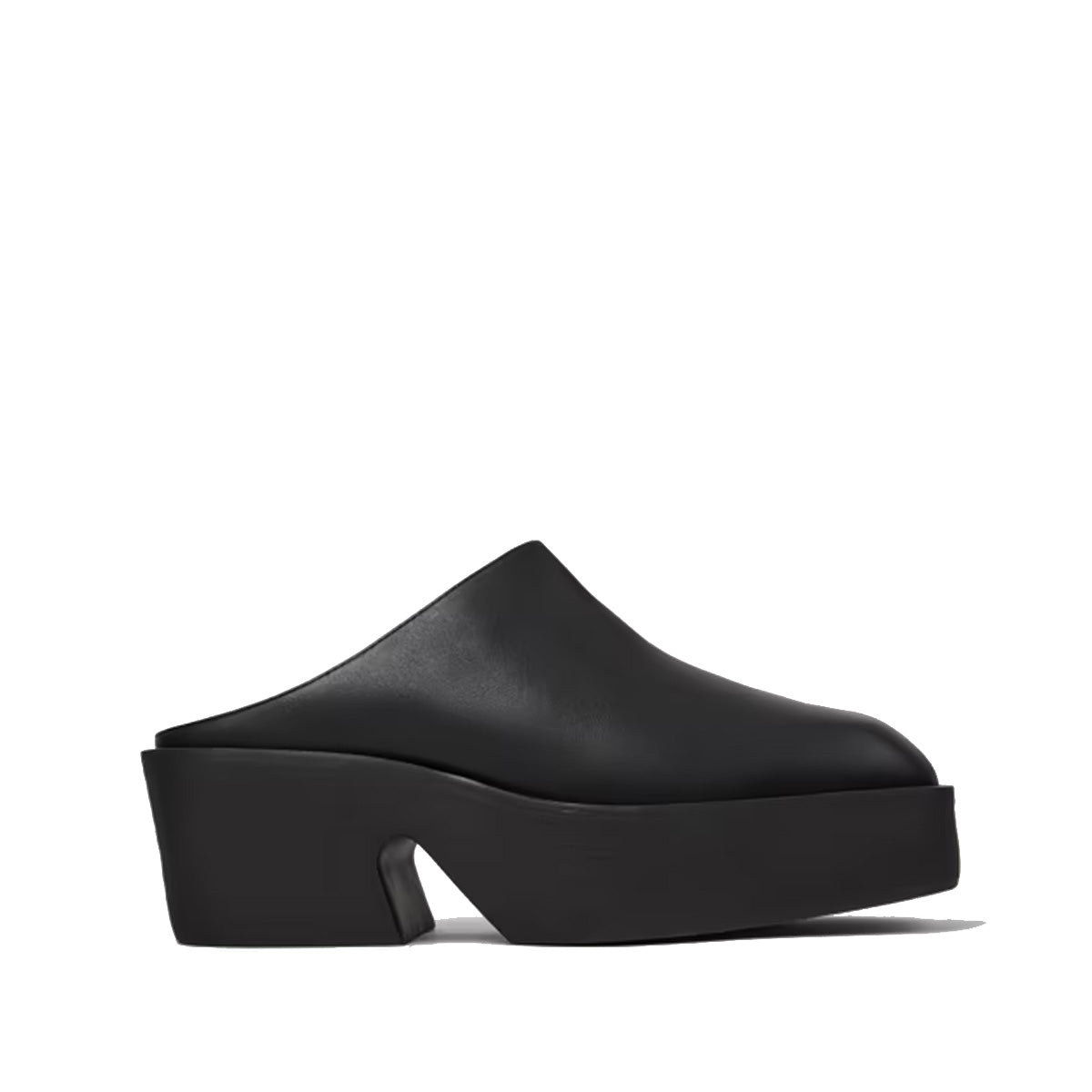 Camper Billie Black leather clogs for women כפכפי קמפר לנשים